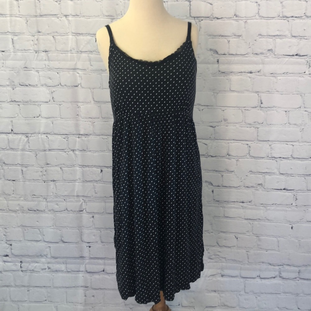Motherhood Maternity Polka Dot Nursing Nightgown